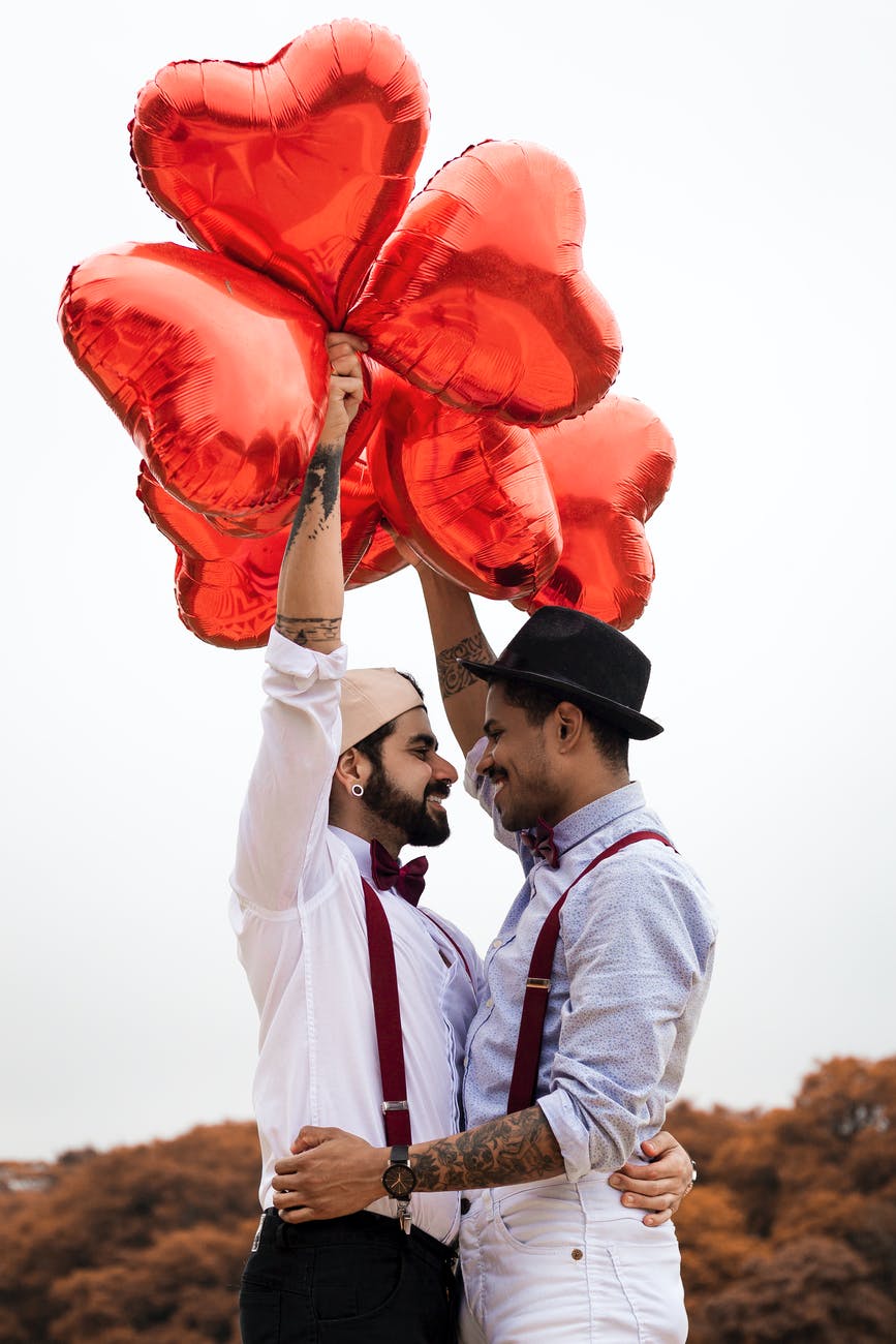 These two gay men may feel pressure to get married and have children, as homosexual love becomes more "reproductive."
