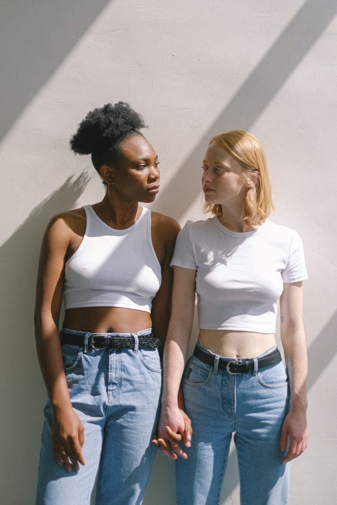 People love to misinterpret images like this one, of two women holding hands.